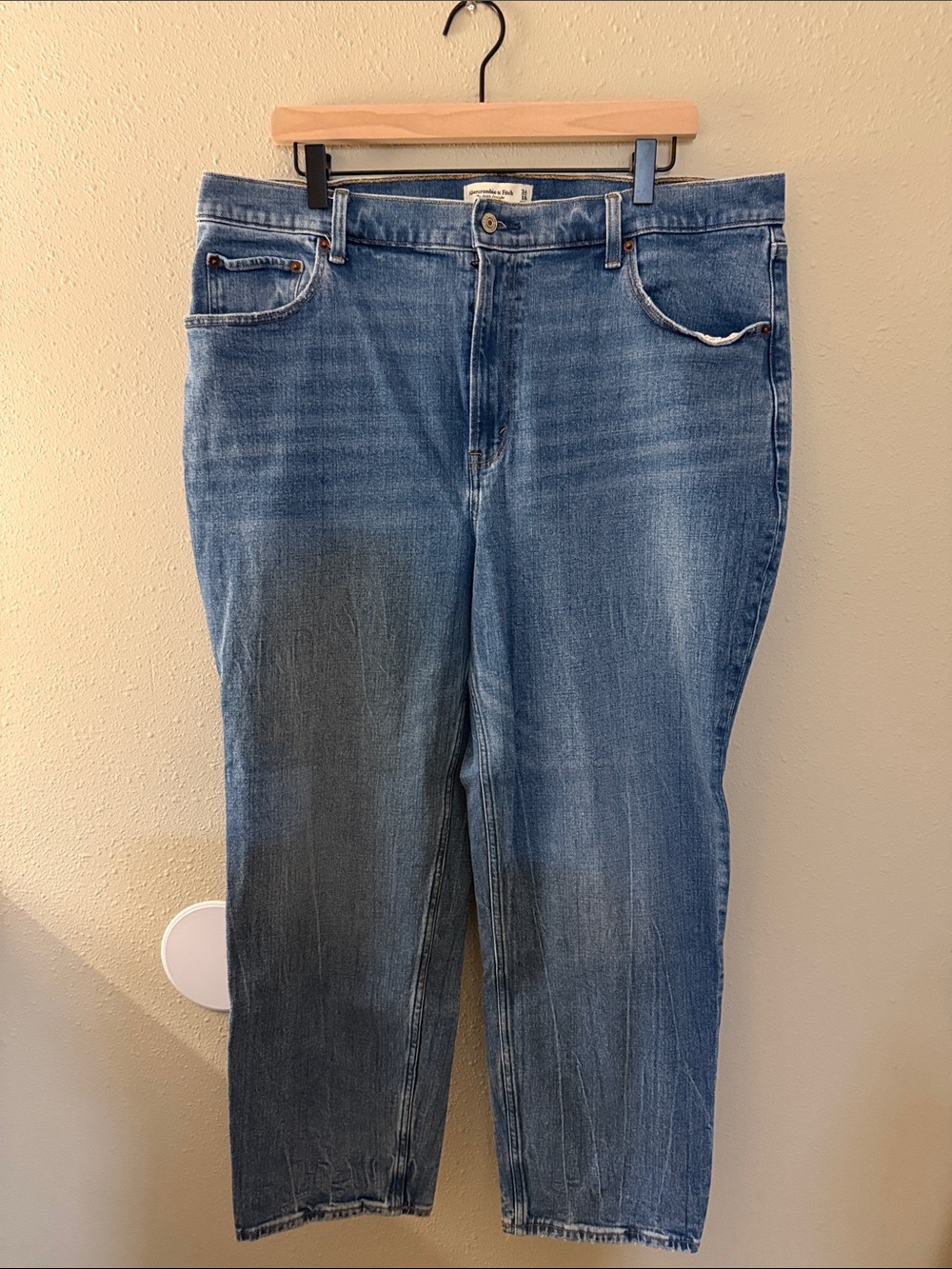 Abercrombie & Fitch Straight Leg Blue Jeans